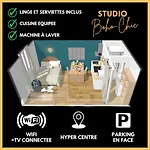 Apartament Boho-chic En Hyper-centre De Au Calme Avec Parking En Face