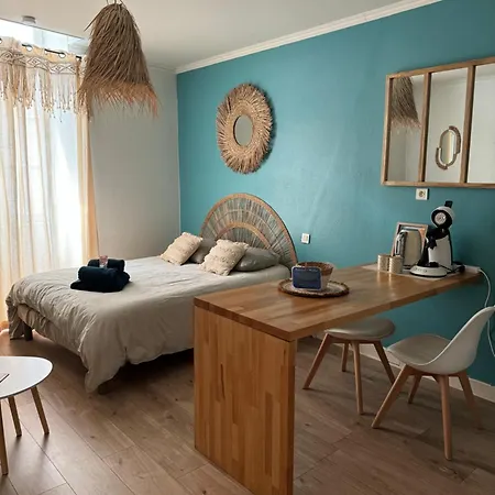 Boho-chic En Hyper-centre De Au Calme, Confort, Wifi Rapide, Parking En Face, Arrivee Autonome 公寓 穆兰