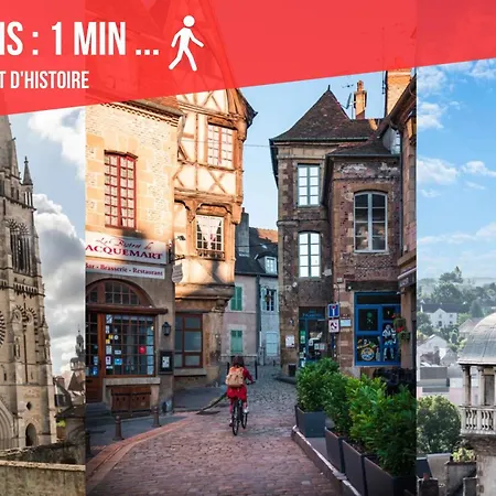 Boho-chic En Hyper-centre De Au Calme, Confort, Wifi Rapide, Parking En Face, Arrivee Autonome 公寓