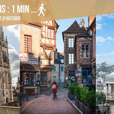 Boho-chic En Hyper-centre De Au Calme, Confort, Wifi Rapide, Parking En Face, Arrivee Autonome Daire